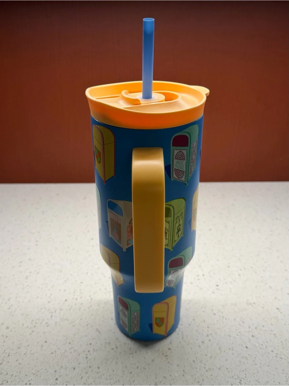 NEW DISNEY PARKS TRASH CANS GIANT 40oz STAINLESS STEEL TUMBLER